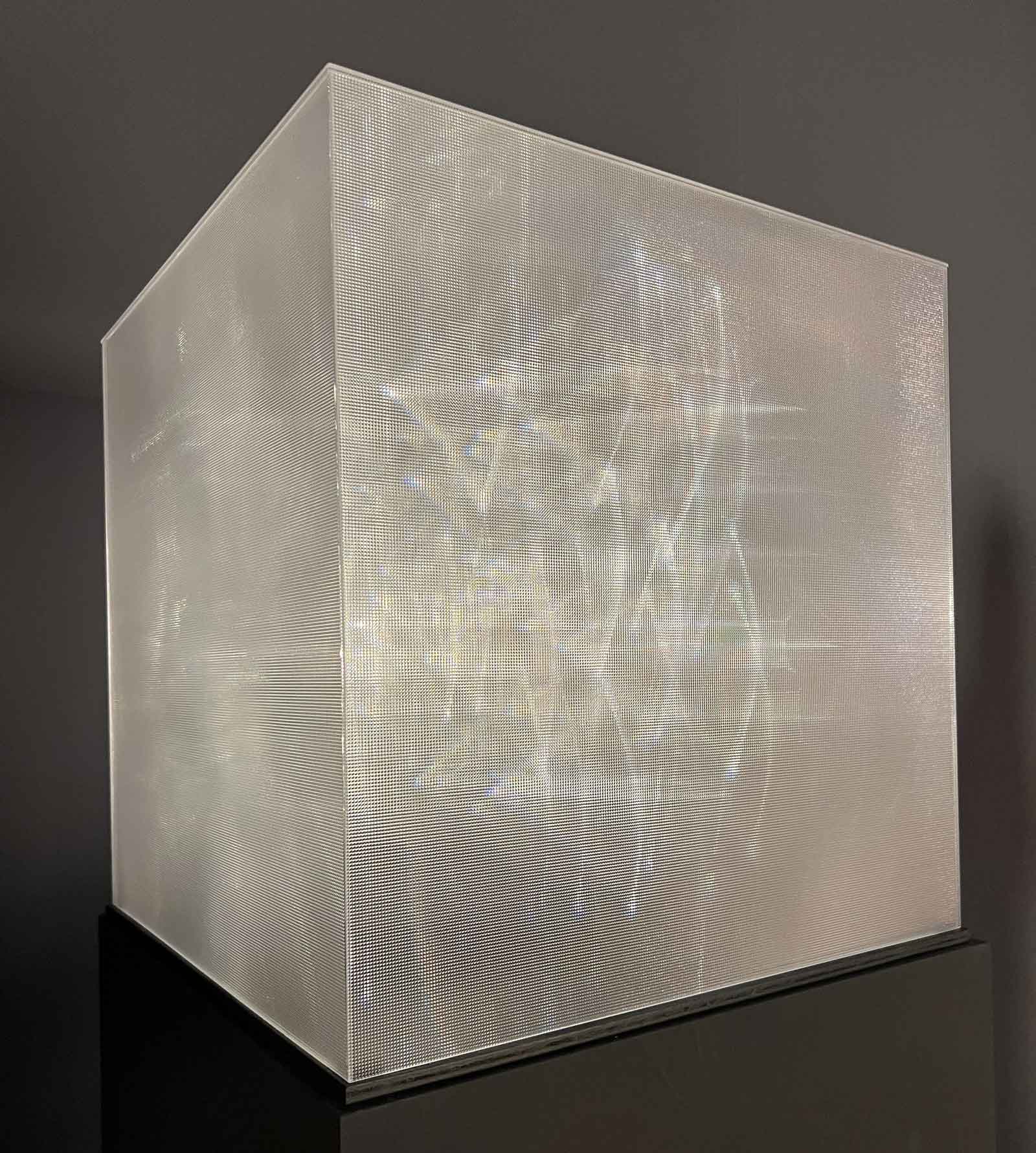 Installation mit Lichtsternen aus Acrylglas