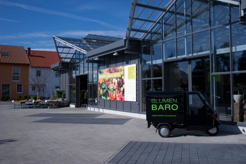 Blumen Baro Geschäft Frankenthal, Lieferwagen