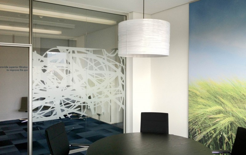 Foyer, Besprechnungsraum, Folierung, Großdruck, Lampe
