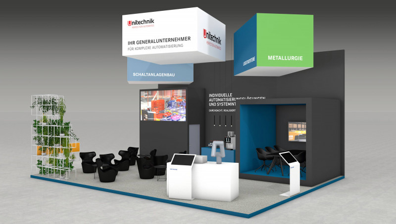 LogiMAT Entwurf Messestand