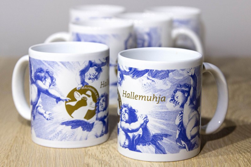 Malerhauck bedruckte Tasse, Werbemittel