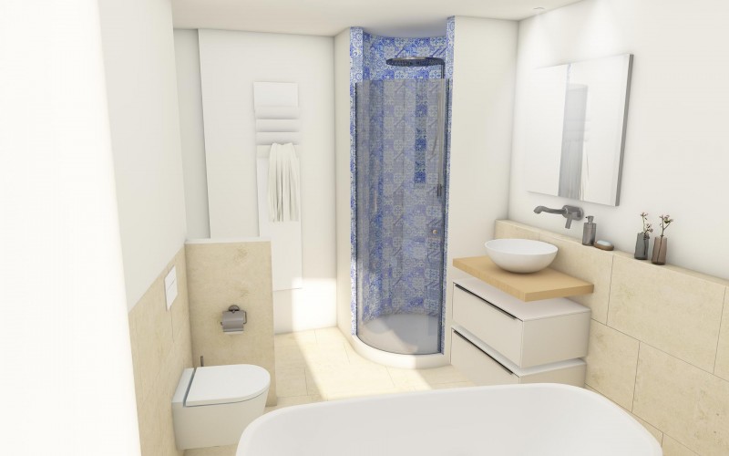 3D Visualisierung Badezimmer