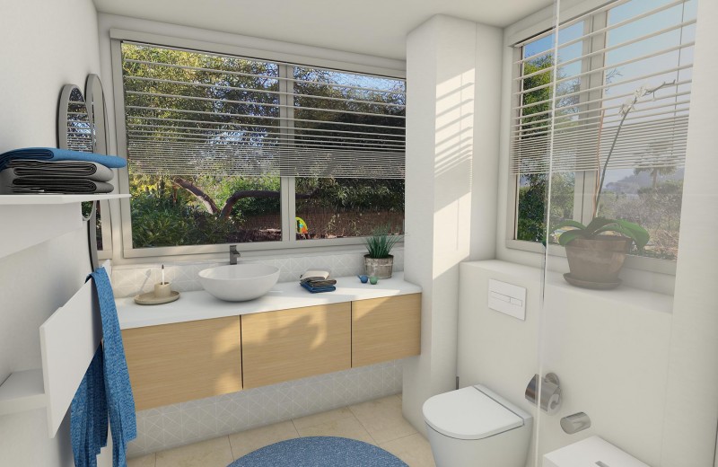 3D Visualisierung Badezimmer